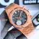 HBF replica audemars piguet royal oak chronograph rose gold blue dial watch (9)_th.jpg